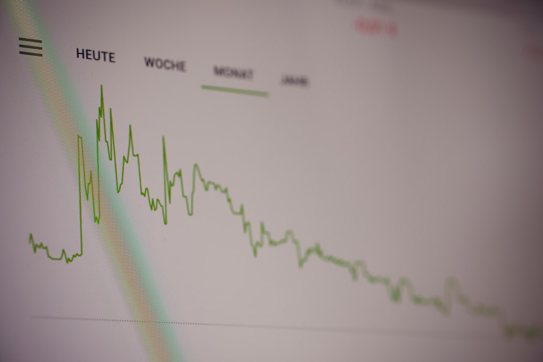 Photo Stock market graph