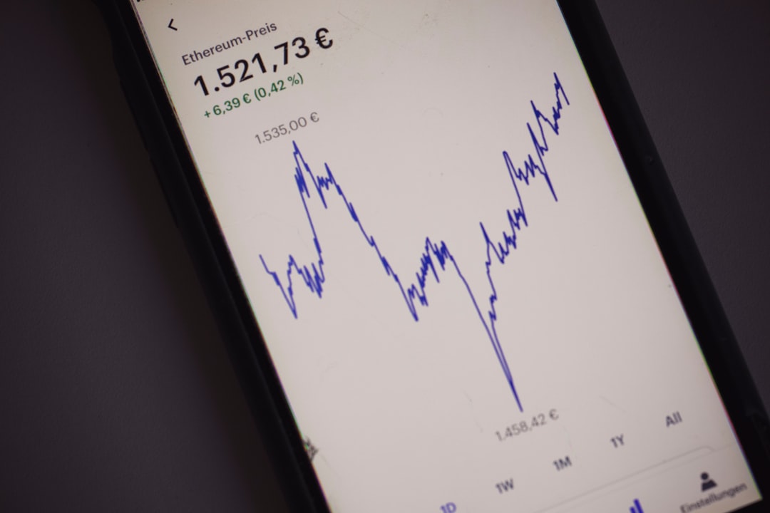 Photo Stock market graph